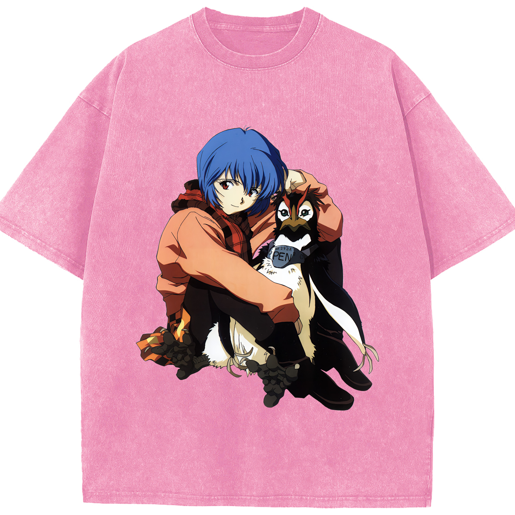 （画像用） EVA 新世紀エヴァンゲリオン 綿100% ヴィンテージ風 半袖Tシャツ（フロントプリント）